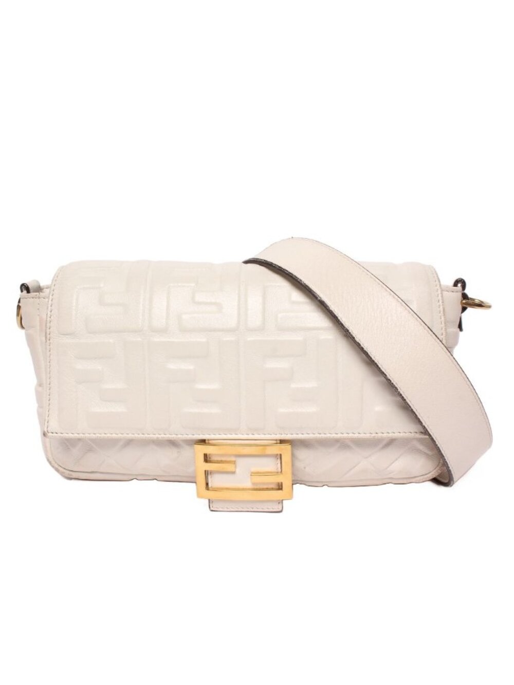 Fendi Shoulder Bag Baguette Zucca